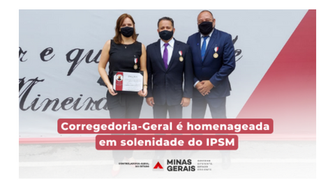 Corregedoria-Geral é homenageada em solenidade do IPSM